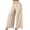 F491 Beige, variant on Linen Pants Women High Waist Solid Color Wide Leg Loose Fit Comfortable Trousers Pink Size 2Xl