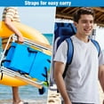 thumbnail image 5 of 1PC Portable High Strength Folding Beach Chair with Adjustable Headrest for Sand Camping Lawn Concert Travel Festival, 5 of 7
