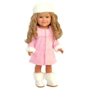 18 inch Doll Clothes- Pink Winter Coat Fits 18 Inch Dolls