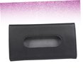 thumbnail image 4 of Milisten Caja Organizadora De Pañuelos En PU Negro Para Uso Oficina Y Sala De Estar, 4 of 8