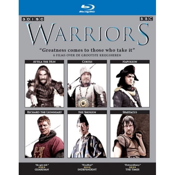 Warriors - 6-Disc Box Set ( Heroes and Villains ) ( Napoleon / Attila the Hun / Spartacus / Cortes / Richard the Lionheart / Shogun ) [ Blu-Ray, Reg.A/B/C Import - Netherlands ]