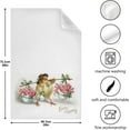 thumbnail image 4 of A Vintage Easter Greeting Card Illustration Circa 1910_212608 Kitchen Dish Towels Set of 1 Absorbent Hand Towels, Lint-Free 18"x28" Dishcloths Fast Drying for Cooking Baking Home Clean, 4 of 6