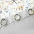 thumbnail image 4 of Manfei Kawaii Dragonfly Curtains Pack of 2 (42x84 Each),Colorful Country Floral Curtains Blackout,White Beige Blue Bedroom Curtains For Girl Teens,Luxury Bedroom Decor, 4 of 6