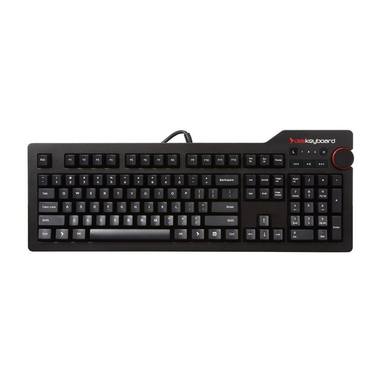 Das Keyboard 4 Professional Wired Mechanical Keyboard, Cherry MX Brown Mechanical Switches, 2-Port USB 3.0 Hub, Volume Knob, Aluminum Top (104 Keys, Das Keyboard 4 Professional Wired Mechanical Keyboard, Cherry MX Brown Mechanical Switches, 2-Port USB 3.0 Hub, Volume Knob, Aluminum Top (104 Keys,