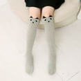 thumbnail image 3 of Kids Girls Knee High Sock Cotton Catroon Animal Bear Cat Over Calf Stockings Mid Calf Long Boot Socks Leg Warmers Socks, 9 Colors, One Size, 3 of 3