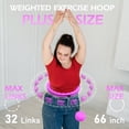 thumbnail image 2 of Hula Hoop pesado JloiBao 32 enlaces para adultos bajar de peso, 2 of 7