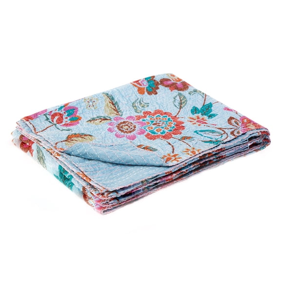 50" x 70" Multi colored Eclectic Bohemian Traditional  Throw Blankets