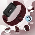 thumbnail image 4 of 2 pack Elastic Bands Compatible with Samsung Galaxy Fit 3, Solo Loop Lightweight Nylon Adjustable Wristbands for Woman Man, 4 of 7