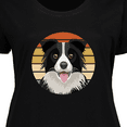 thumbnail image 4 of Inktastic Border Collie Cute Dog Women's Plus Size T-Shirt, 4 of 5
