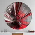 thumbnail image 3 of Designart Fractal 3D Profondément au Milieu horloge murale, 3 of 4