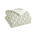 thumbnail image 4 of Better Homes & Gardens 3-piece Green Clipped Jacquard Diamond Duvet Cover Set, Full/Queen, 4 of 4