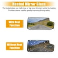 thumbnail image 3 of Unique Bargains Car Rearview Mirror Glass Replacement with Heat Function Right Side for Chevy Silverado 1500 2014-2017,Black, 3 of 7