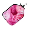 thumbnail image 1 of fastboy Racket Sleeve Storage Carrier Smooth Zipper Cover Paddle Neoprene Black Pink 24x31cm, 1 of 6
