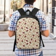 thumbnail image 5 of Uemuo Valentine'S Day Rose Printed Durable 17-inch Student Backpack - Lightweight, Waterproof, Adjustable Straps, Ideal for School, Work, Travel, 5 of 5