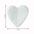 thumbnail image 3 of Efavormart 500pcs Artifical Heart Shape Petals For Wedding Birthday Party Dance Banquet Event Decoration - Ivory, 3 of 8
