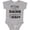 AC-Heather Grey, variant on My Dad is a Teacher and a Hero Boys or Girls Baby Bodysuit