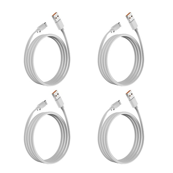 GJX 4Pcs 5FT USB C Cable,6A Super Fast Charging USB to USB C Cable,Premium TPE Material Type C Charger USB Cable for Phones