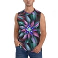 thumbnail image 1 of Fotbe Colored Abstract Men's Camiseta sin Mangas Estampada para Hombres, Playera Casual para Gimnasio, Entrenamiento, Playa-X-Large, 1 of 7