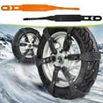 thumbnail image 2 of Motorcycle Snow Chains under $5! Bzdzmqm Winter Motorcycle Snow Tire Chains AntisKidTraction, Anti Slip Ice Chains for Motorcycle Scooter, Durable Steel Tire Chains, Easy Installation Safety Chains, 2 of 9