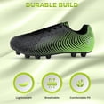 thumbnail image 2 of Zapatos de fútbol Vizari Stealth FG para niños grandes negro/verde, 2 of 6