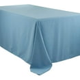 thumbnail image 3 of Fennco Styles Classic Everyday Design Solid Color Tablecloth 90" W X 120" L - Aqua Table Cover for Home Décor, Baquets, Family Gathering and Special Occasion, 3 of 3