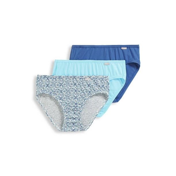 Jockey Womens Elance Bikini 3 Pack Underwear Bikini Briefs 100 cotton
