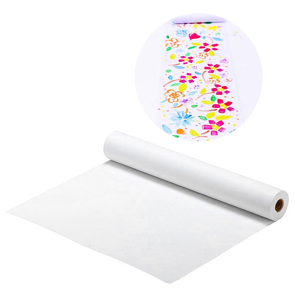45cm10m White Drawing Paper Roll Painting Paper Roll for Kids Craft  Activities 
