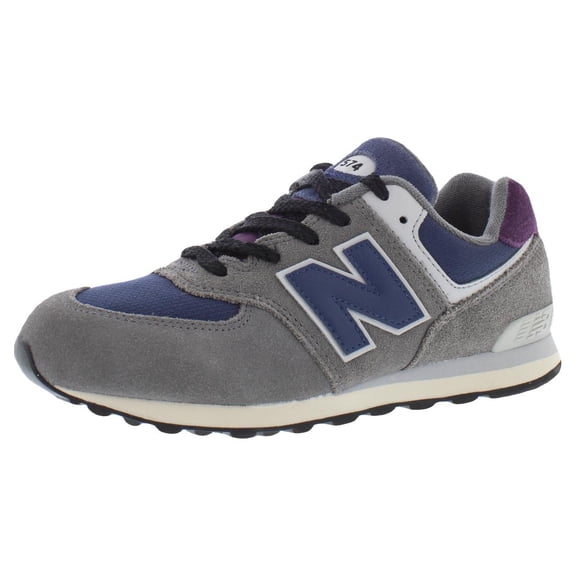 New Balance 574 V1 GS Boys Shoes Size 4.5, Color: Grey/Blue