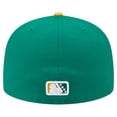 thumbnail image 4 of Men's-New Era  Green/Yellow Stockton Ports Authentic Collection 59FIFTY Fitted Hat, 4 of 6