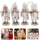 thumbnail image 3 of 4 adornos navideños de cascanueces, figura de cascanueces, decoración de mesa navideña, 3 of 6
