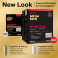 thumbnail image 5 of GNC Mega Men Whole Body Vitapak Program, Best Nutrition Pack for Male Wellness, Convenient, 8 Products in 1 Packet, Memory, Joint Support, 30 servings, 5 of 5