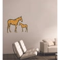 thumbnail image 3 of Vinyl Multicolored Static Cling Art Adult & Young Horse Stained Glass Wall Decal - Home Bedroom Living Room Animal Window Mural Decor - Family Room Waterproof Glass Film Sticker 7" x 10", 3 of 3