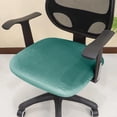 thumbnail image 3 of LAICAIW Housse de Siège de Chaise de Bureau Extensible Résistante à l'Eau Spandex Extensible Jacquard Housse de Chaise d'Ordinateur pour Chaises de Bureau Siège Velours Gazon, 3 of 7