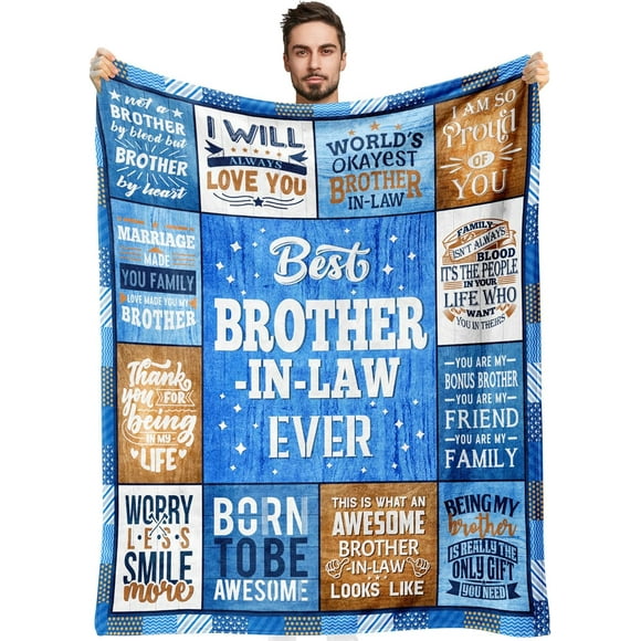 XZYG Fathers Day Brother In Law Gift Gifts for Brother In Law Cool Brother In Law Birthday Gifts from Sister In Law Brother In Law Christmas Wedding Gifts Blanket(30*40inch)