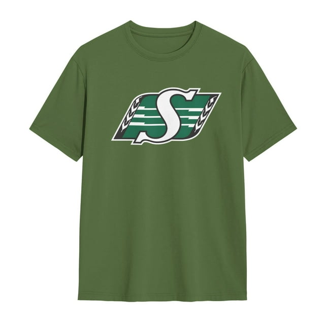 Chandail Saskatchewan Roughriders à Manches Courtes en Coton T-Shirt