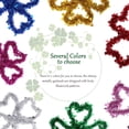 thumbnail image 4 of Injueey Guirnalda de oropel de 8 Uds., de trébol, decoraciones de lámina metálica, colgante de techo para Navidad, bodas, en exteriores e Kits de decoración para fiestas Verde 2m Injueey HA012699-01, 4 of 6