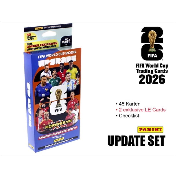 Cromos coleccionables Panini FIFA World Cup 2026 Adrenalyn XL