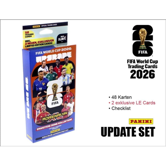 Cromos coleccionables Panini FIFA World Cup 2026 Adrenalyn XL