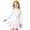 1#White69, variant on Little Girls Relaxed Skirt Elasticated Waist Box Pleat School Uniform Casual Daily Wear Skirts