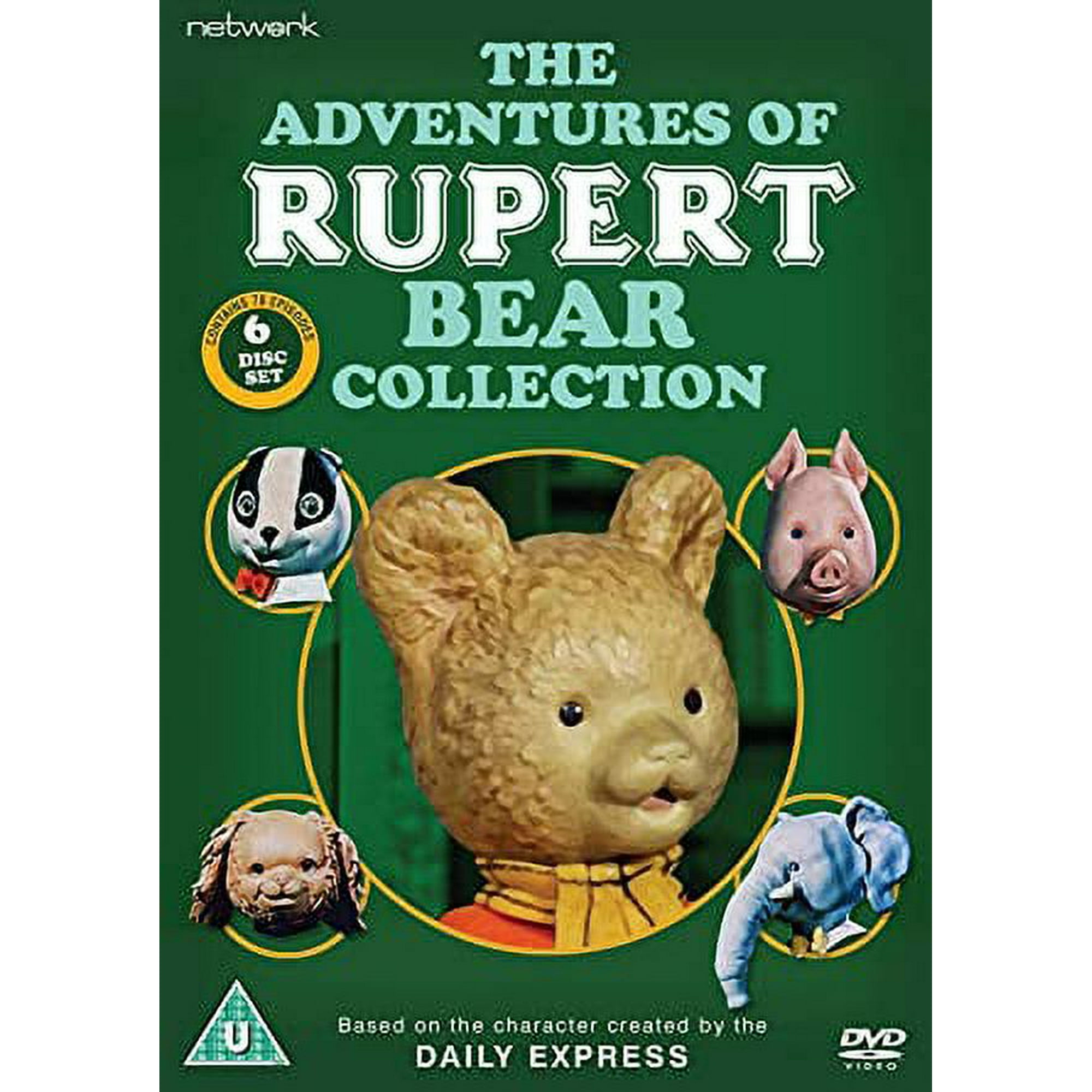 The Adventures of Rupert Bear Collection 6 DVD Set NON USA FORMAT PAL Reg.2 Import United Kingdom Walmart