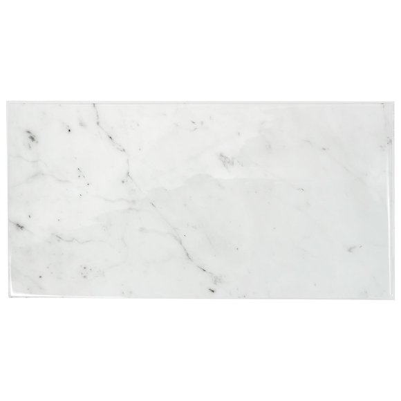 Smart Tiles Peel and Stick Backsplash, 5 Adhesive Tiles, Blok White/Grey, 22.56"x11.58"