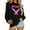 #022-Black, variant on Women Breast Cancer Sweatshirt Pink Ribbon Sweater Cancer Awareness Long Sleeve Casual Fall Crewneck Pullover