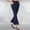 #02 Navy, variant on Work Trousers for Women Ladies Office Smart Stretch Suit Pants Tummy Control Flare Workout loungewear Bootleg Leggings Bootcut Crop Exercise Pants With Pockets