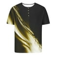 thumbnail image 4 of Vivianyo HD Short Sleeve Shirt for Men,Big Men Casual Round Neck Printing Pullover Fitness Sports Shorts Sleeves T Shirt Blouse, 4 of 5