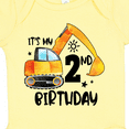 thumbnail image 4 of Inktastic Construction Truck It's My 2nd Birthday Boys or Girls Baby Bodysuit, 4 of 5