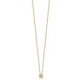thumbnail image 2 of 14K Yellow Gold Cable Diamond Necklace Chain True Origin 1/2 carat Lab Grown VS/SI D E F Floral 18 inch 9.03 mm, 2 of 7
