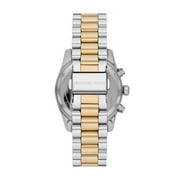 Michael Kors by Michael Kors Womens Lexington Stainless Steel Bracelet Wristwatch, Navy and Gold