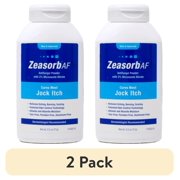 (2 pack) Zeasorb Super Absorbent Antifungal Treatment Powder for Jock Itch 2.5 oz