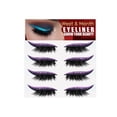 thumbnail image 1 of Kmxyo 4Pairs False Eyelashes Glue-free Stylish PVC Makeup Extensions Eyelash Eyeliner Sticker for Performance, 1 of 8