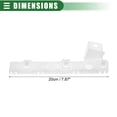thumbnail image 4 of Soporte de parachoques delantero derecho para pasajero único de Bargains para Mitsubishi Lancers 2008-2017 No.6400F550 Blanco, 4 of 7